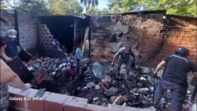 Posadas: dos precarias viviendas fueron consumidas por el fuego y piden ayuda para las familias afectadas.