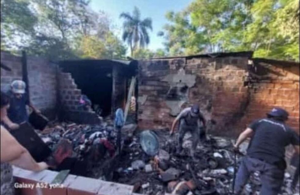 Posadas: dos precarias viviendas fueron consumidas por el fuego y piden ayuda para las familias afectadas