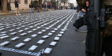 El año pasado, la policía secuestró más de 1.600 kilos de cocaína en Empalme Graneros.