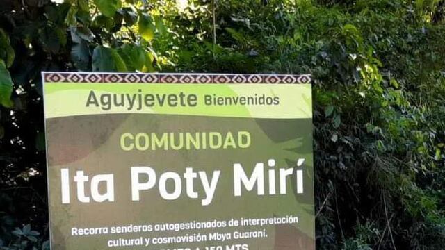 La comunidad Ita Poty Miri recibió elementos para red de agua.