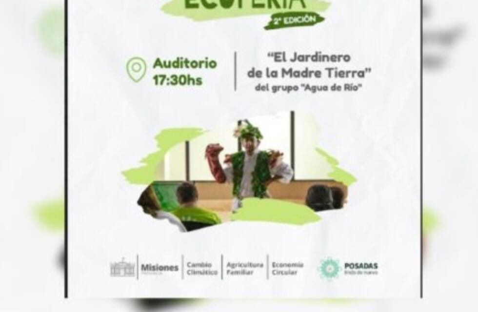 Se llevará adelante la 2° Edición de la Ecoferia en Posadas