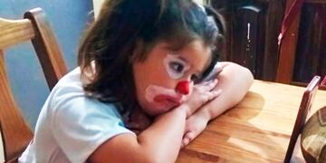 La conmovedora imagen de la tristeza de Umma (Facebook Melany Boccardo)