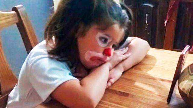 La conmovedora imagen de la tristeza de Umma (Facebook Melany Boccardo)