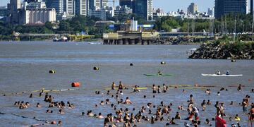 Rosario tuvo la temperatura más alta del país este martes. (Juan José García)