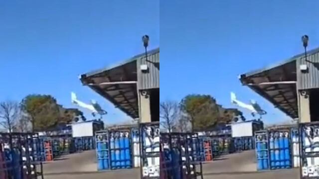 Tragedia en Rosario: una avioneta se estrelló contra una planta industria y falleció el piloto