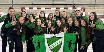 Equipo de Cadetes Femenino de Handball del Cultural de Arroyito 3° puesto en el Nacional de Concordia