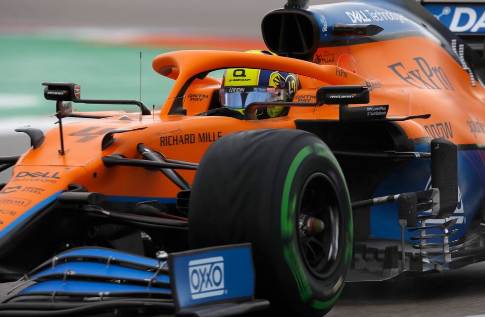 F1: Norris largará adelante en el GP de Rusia