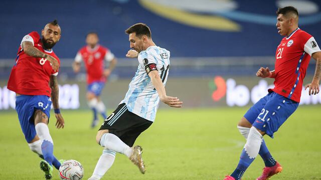 Argentina vs. Chile se enfrentaron en la Copa América.