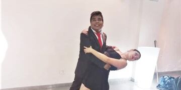 José Luis Colque, el joven no vidente de 29 años que destaca en el tango.