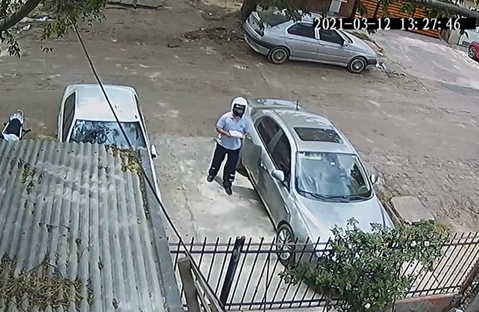 Plantó un árbol en un bache donde rompió el auto y el municipio de Baigorria lo intimó