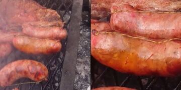 Debate viral por si pinchar o no los chorizos a la parrilla