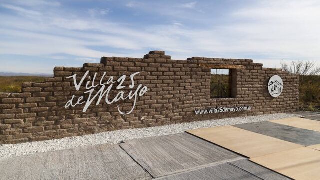 Quedó inaugurado el pórtico y mirador en la Villa 25 de Mayo, donde nació San Rafael.