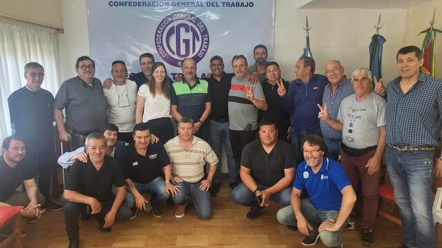Pablo Garate se reunió con el Consejo Directivo de la CGT Regional Tres Arroyos