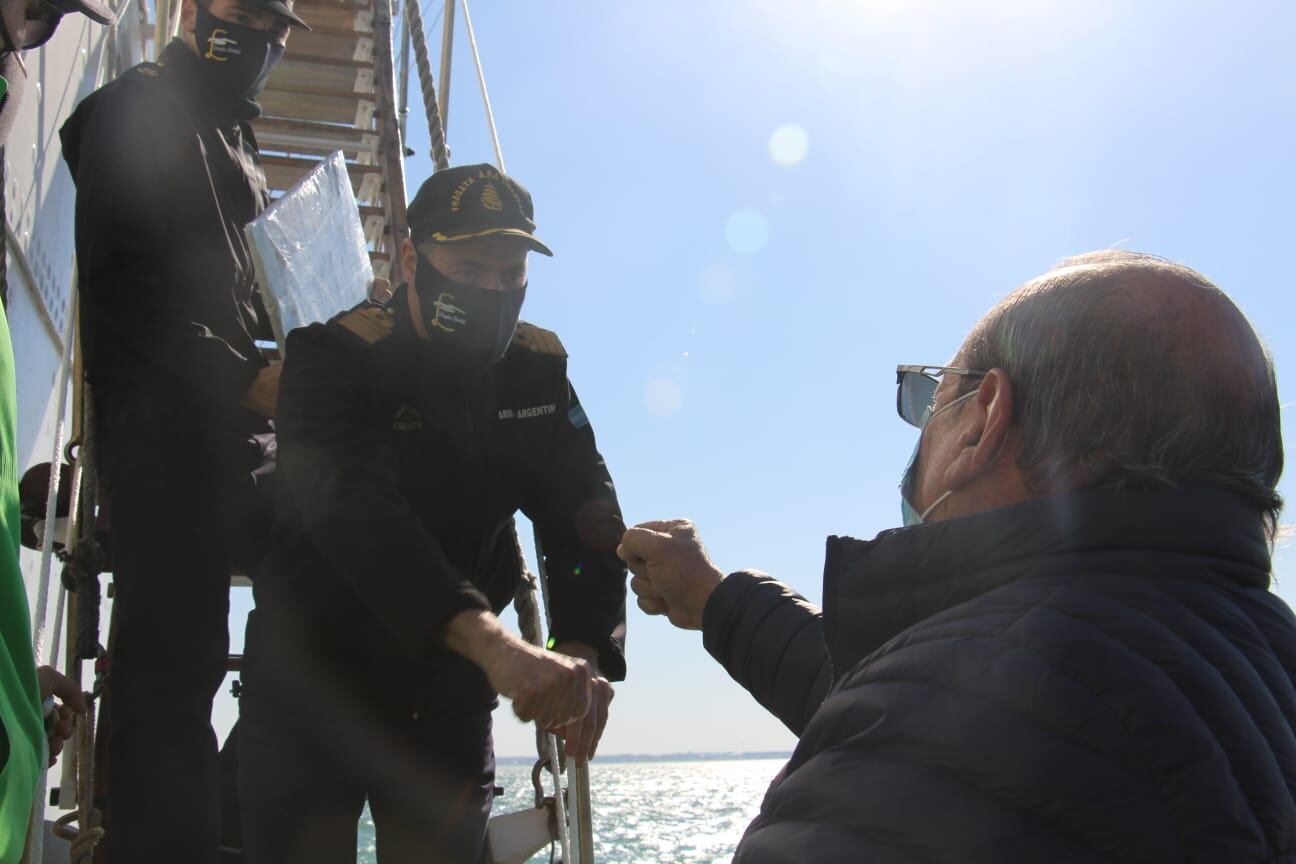 Fragata Libertad en Claromecó