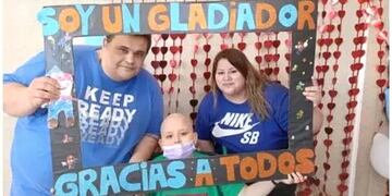 Bautista Andrade superó la leucemia.