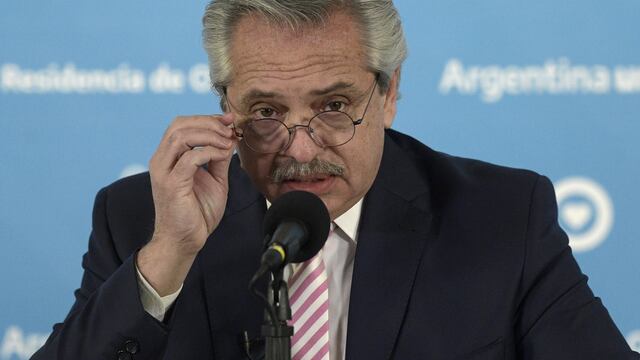 El presidente Alberto Fernández. (Foto: EFE/ Juan Mabromata)