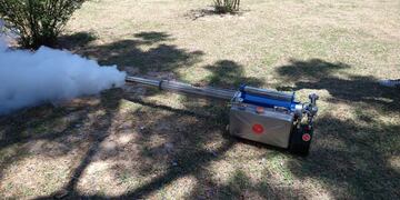 La Municipalidad de Balnearia adquirió un equipo nebulizador para fumigar