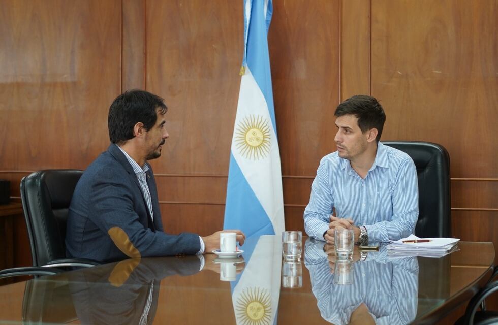 Leonardo Viotti recibió al titular de la Delegación Rafaela de Niñez, Adolescencia y Familia