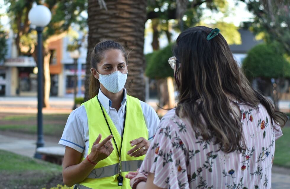 Concientizaron sobre el uso de barbijo