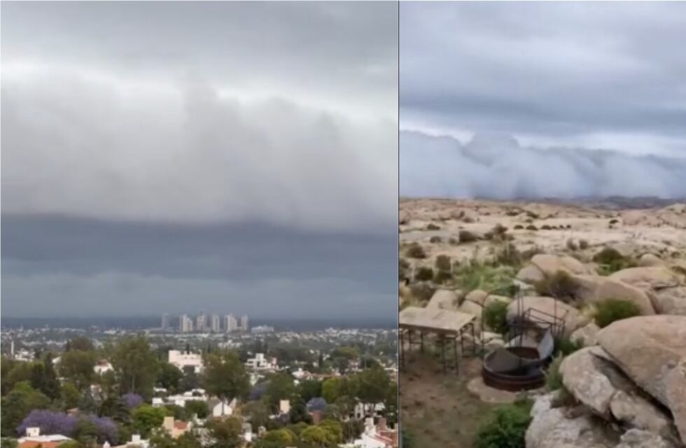 Videos que impresionan: así llegaba la tormenta a Córdoba