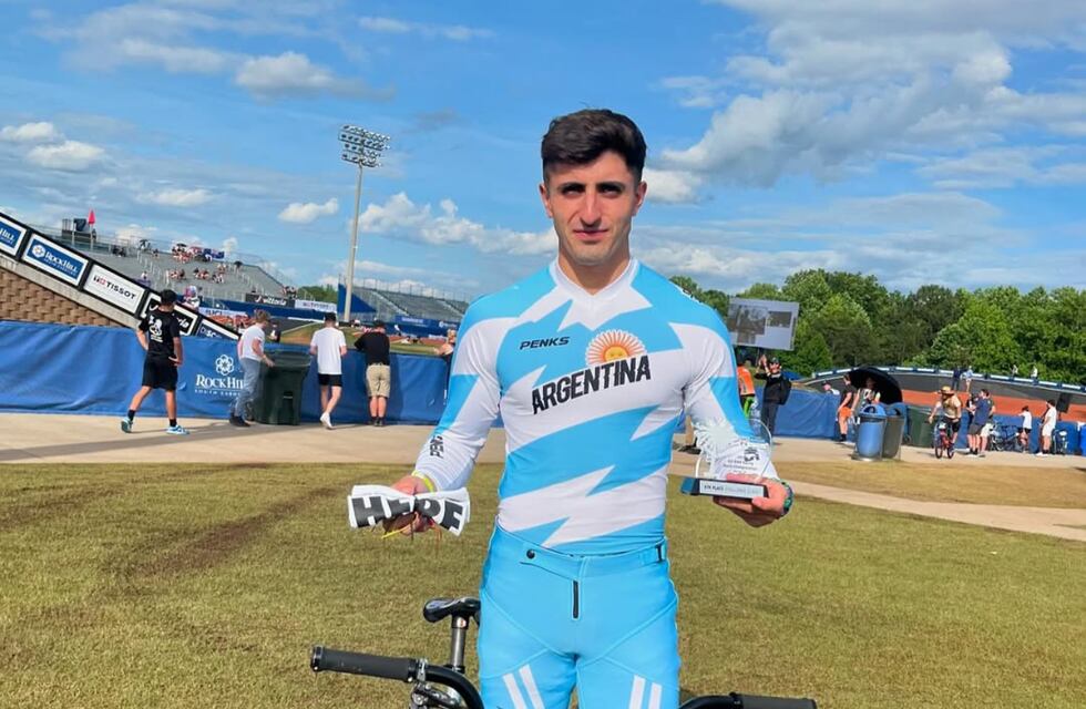 El cordobés Mateo Espejo ganó el Campeonato Mundial de BMX y su festejo es furor: “Vamos la c...”