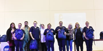 Enfermeros recibieron un kit para sus prácticas profesionalizantes