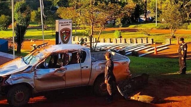Dos de Mayo: incautan camioneta robada repleta de cigarrillos de origen ilegal.