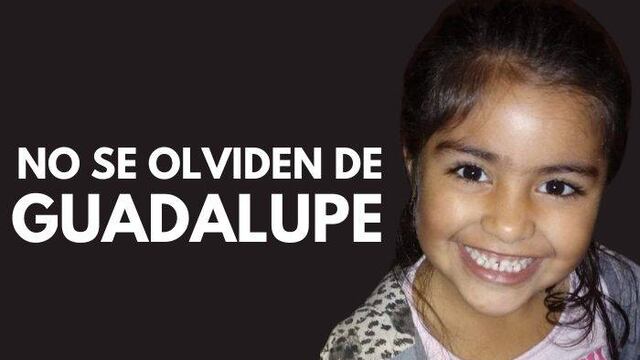 Guadalupe Lucero, a 8 meses de su desaparición.