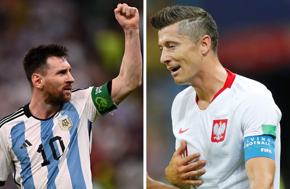 Lionel Messi le ganó el duelo a Robert Lewandowski: así se saludaron en la previa