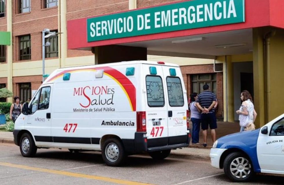 Un menor de 13 años fue derivado de urgencia desde Colonia Wanda hacia el Hospital Madariaga