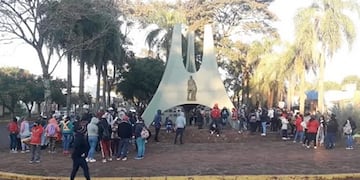 Caso Tizato: familiares y allegados se manifestaron frente al Juzgado de Apóstoles