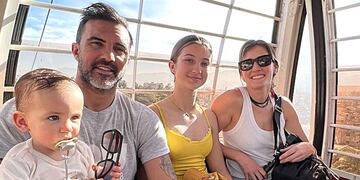 Mica Viciconte junto a su familia recorrieron Salta.