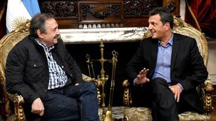 Ricardo Alfonsín y Sergio Massa. (Gentileza)