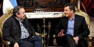 Ricardo Alfonsín y Sergio Massa. (Gentileza)