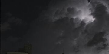 Alerta por tormenta con granizo en varias zonas de Mendoza  - Marcelo Rolland / Los Andes