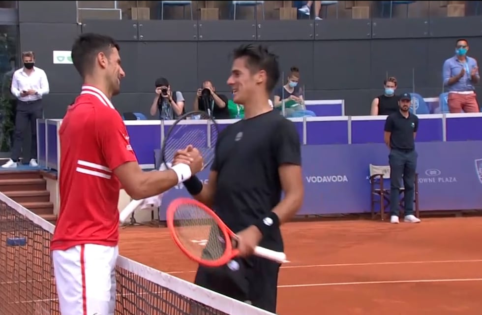 Federico Coria disfrutó en Belgrado a pesar de la derrota con Novak Djokovic