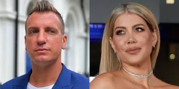 Maxi López y Wanda Nara.