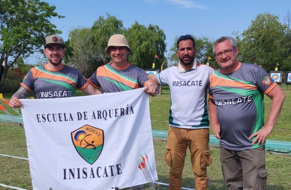 Omar Silva de la escuela de arquería Inisacate de Arroyito, logró el oro en Paraná