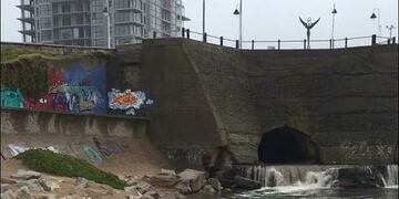 El organismo expresó su preocupación por el impacto ambiental que genera el desagüe pluvial de la Avenida Constitución y la costa.