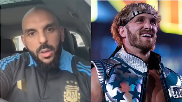 El guardaespaldas de Lionel Messi le hizo frente al youtuber estadounidense.