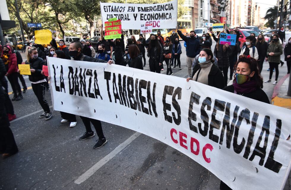 Escuelas de danza en Córdoba: marcharon por la reapertura