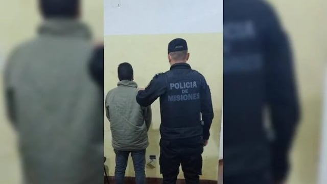Detuvieron a un hombre en Oberá por vandalizar un local comercial.
