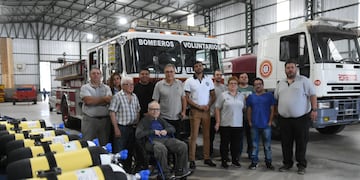 Los bomberos voluntarios compraron materiales con los aportes municipales