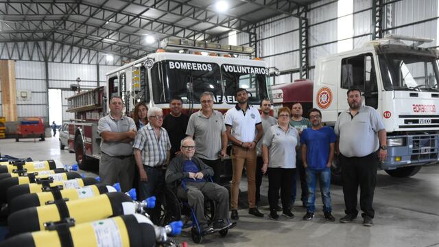 Los bomberos voluntarios compraron materiales con los aportes municipales