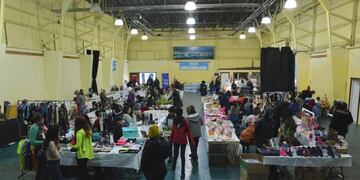 El Centro Cultural “Esther Fadul”, fue escenario de una feria de economía social realizada por el Municipio