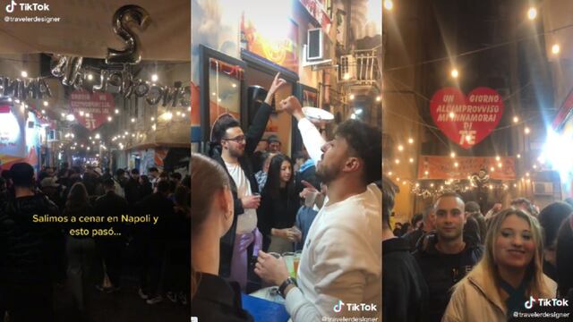 Las calles de Nápoles se convirtieron en un masivo baile de cuarteto al ritmo de Rodrigo.