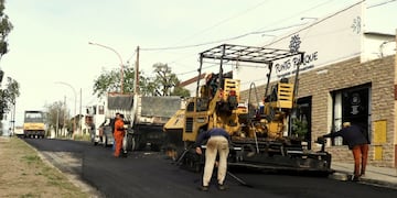 Continúa la repavimentación en Punta Alta