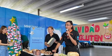 Clase demostrativa de cocina navideña del Ministerio de Desarrollo Social