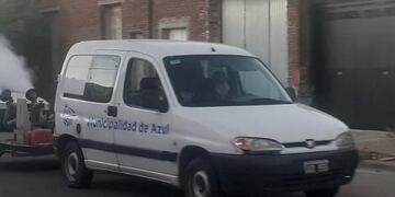 Dengue : fumigación en diferentes barrios de Azul