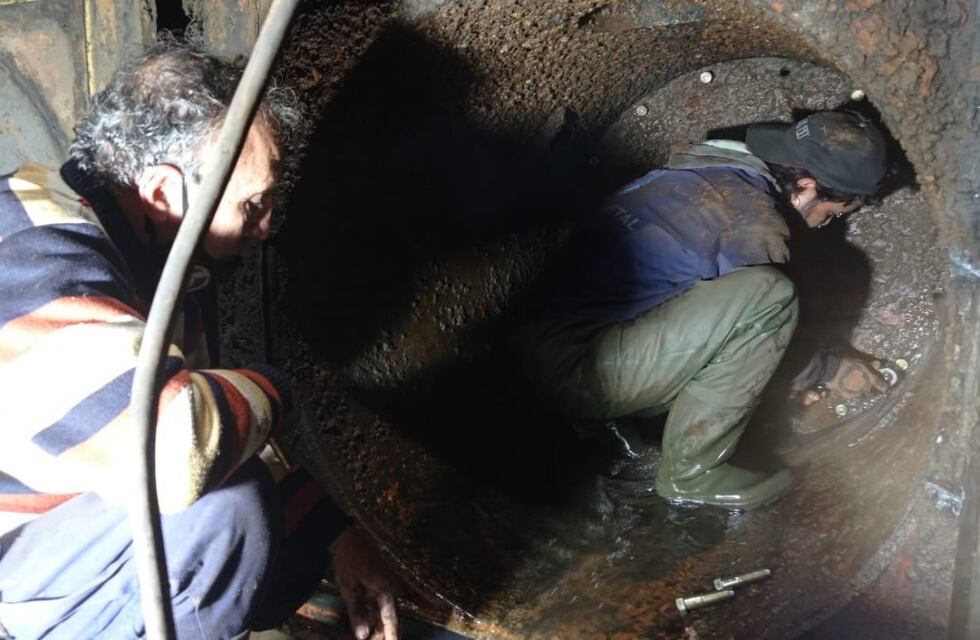 Iguazú: comenzó la impulsión de agua cruda a la planta de agua tras el sellado del cárcamo